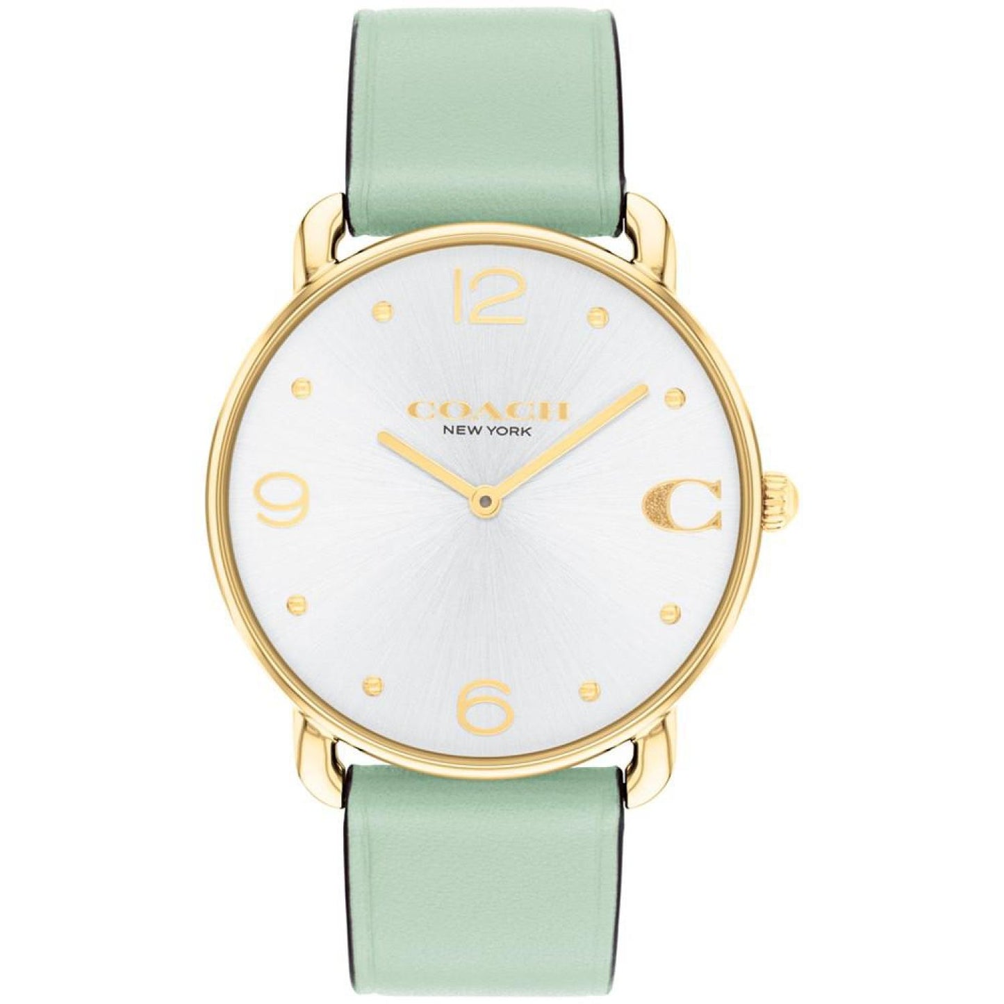 Women's Elliot Green Leather Watch 36mm