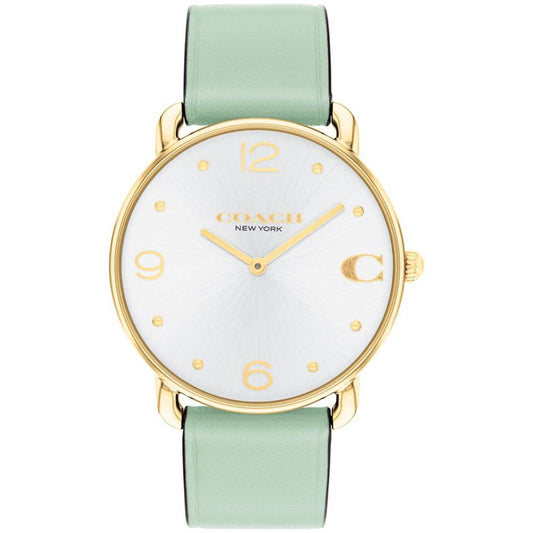 Women's Elliot Green Leather Watch 36mm