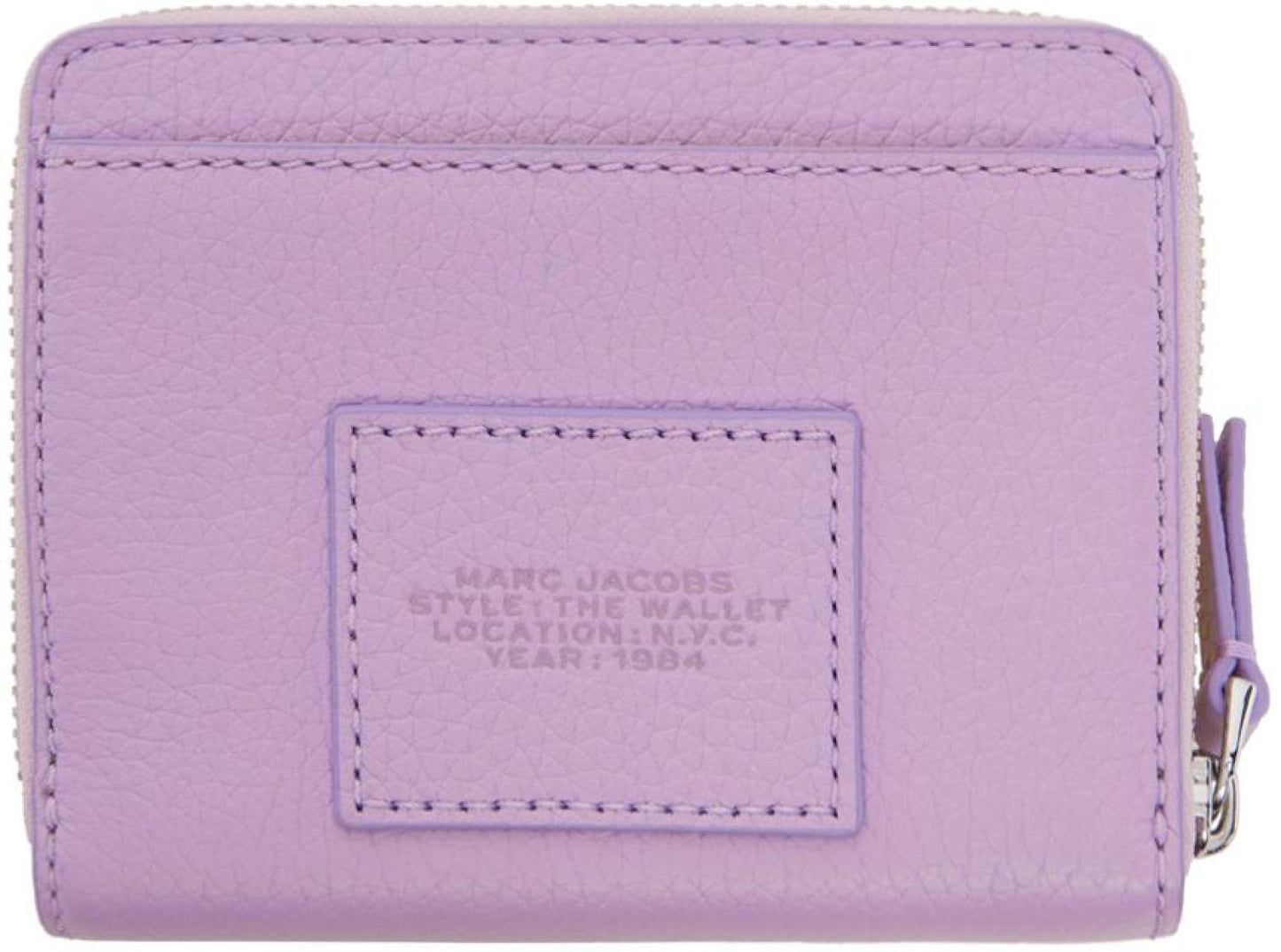 Purple 'The Leather Mini Compact' Wallet