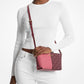 Jet Set Small Two-Tone Logo Crossbody Bag