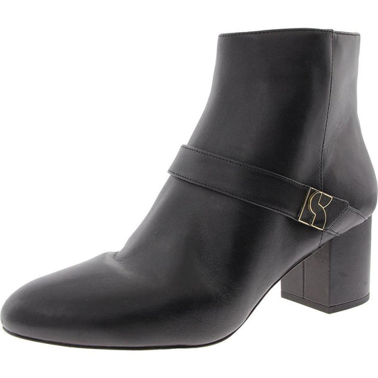 Dakota  Womens Zipper Leather Booties