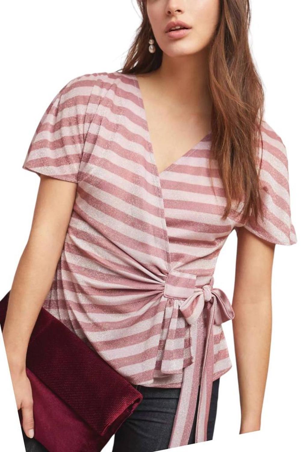 Sweetwater Top In Metallic Stripe