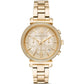 Michael Kors Sofie MK6559 Women's Gold-Tone Chronograph 39mm Watch