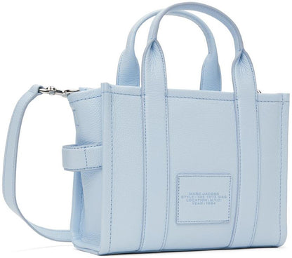 Blue 'The Leather Small' Tote