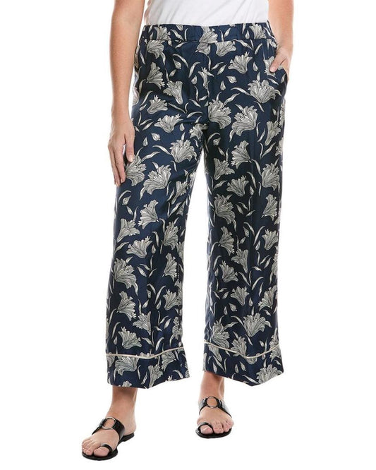 Weekend Max Mara Plus Nabulus Long Silk Trouser