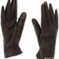 MICHAEL Women's Logo Detail Leather Tech Gloves