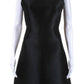 Kate Spade Womens Peek A Boo Satin Sleeveless Mini Sheath Dress Black