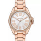 Women's Kacie Three-Hand Rose Gold-Tone Stainless Steel Watch 39mm