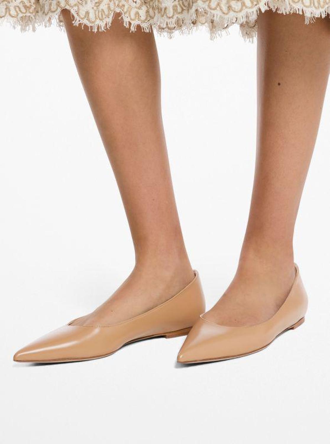 Renata Leather Skimmer Flats