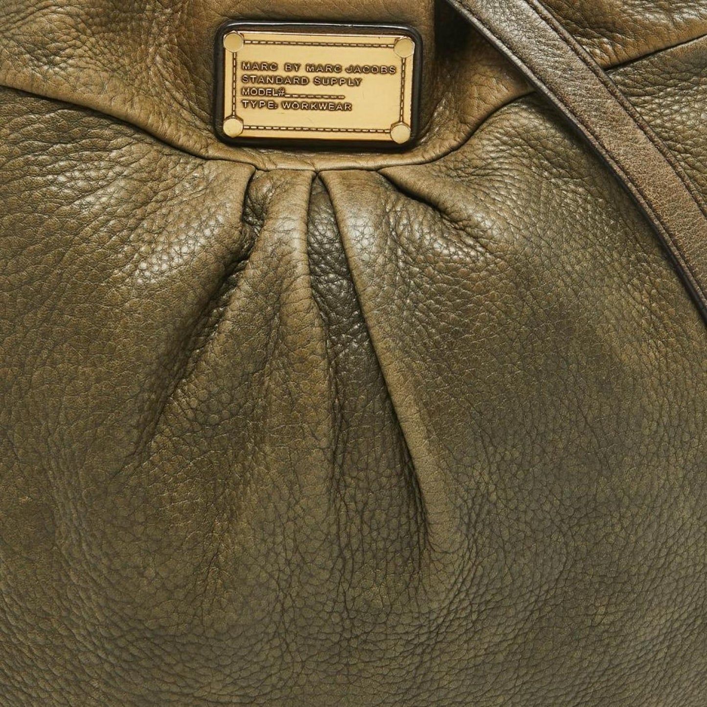 Marc By Marc Jacobs Olive Leather Classic Q Hillier Hobo