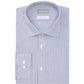 Mens Striped Stretch Button-Down Shirt