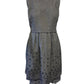 Marc Jacobs Sleeveless Flower Dress in Grey Polyester