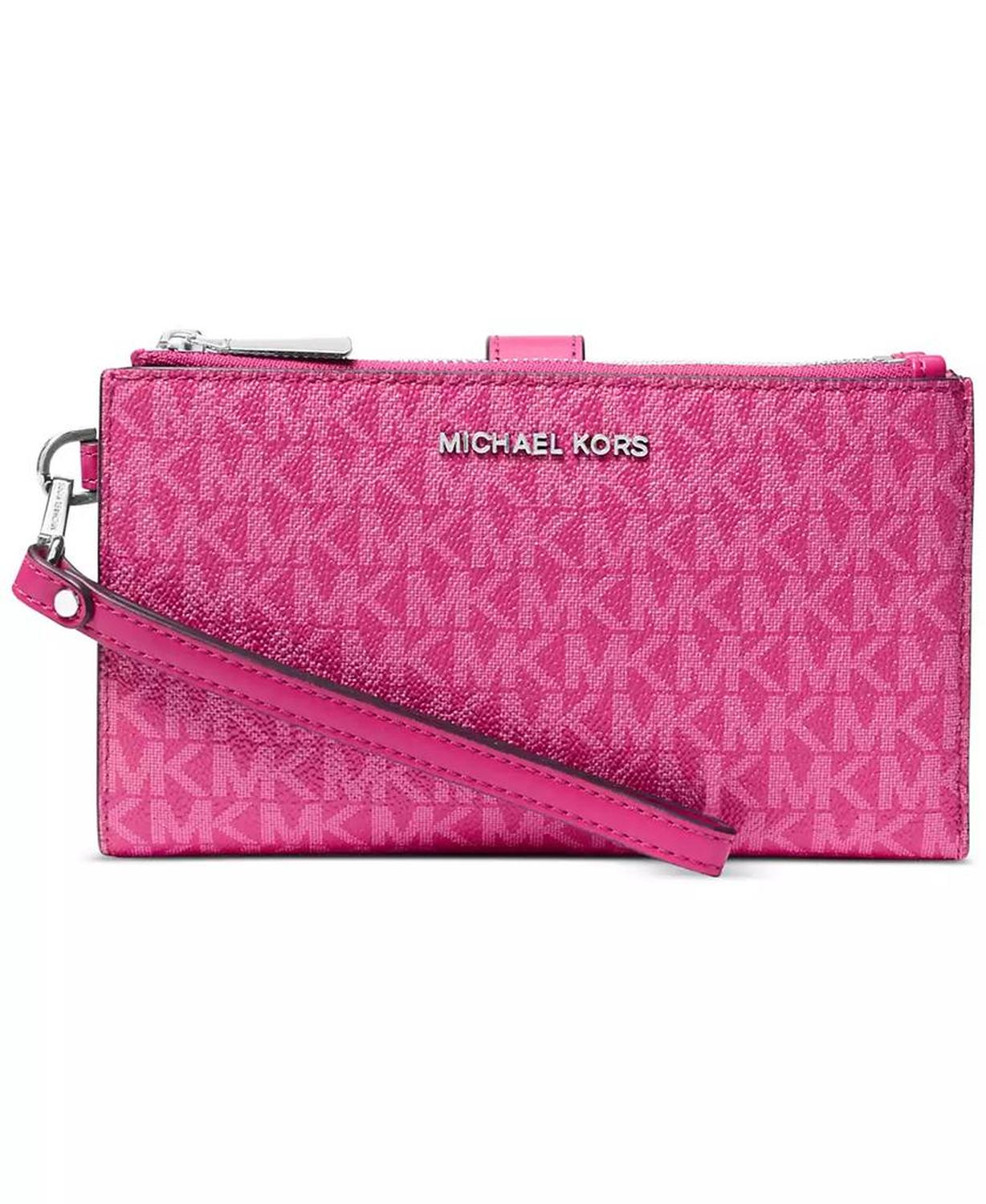 Jet Set Double Zip Wristlet