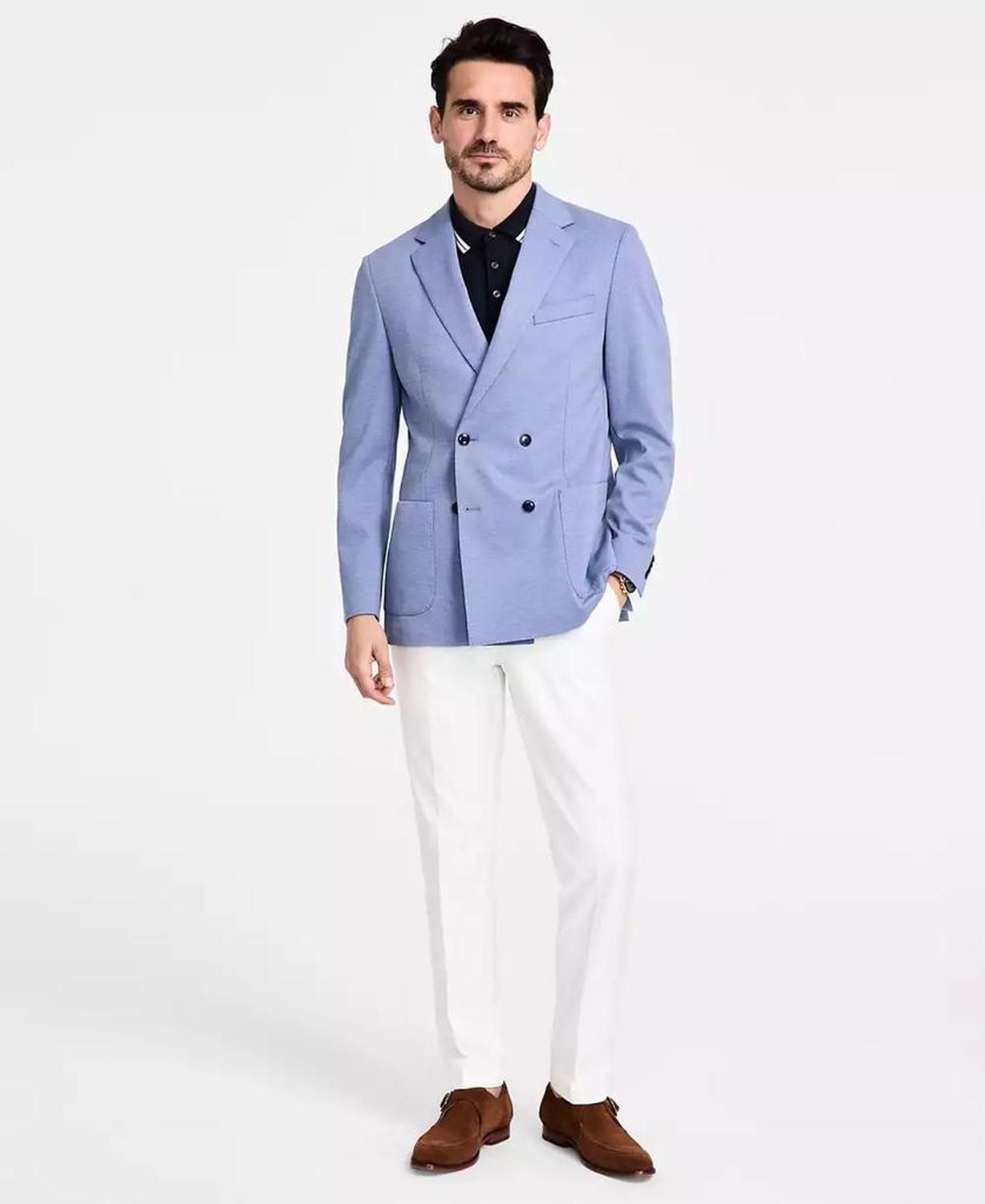 Men's Classic-Fit Double-Breasted Sport Coat