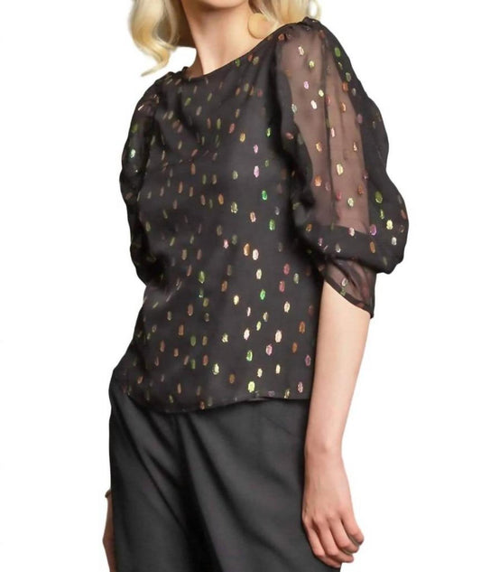 Juliette Top In Tosca Dot