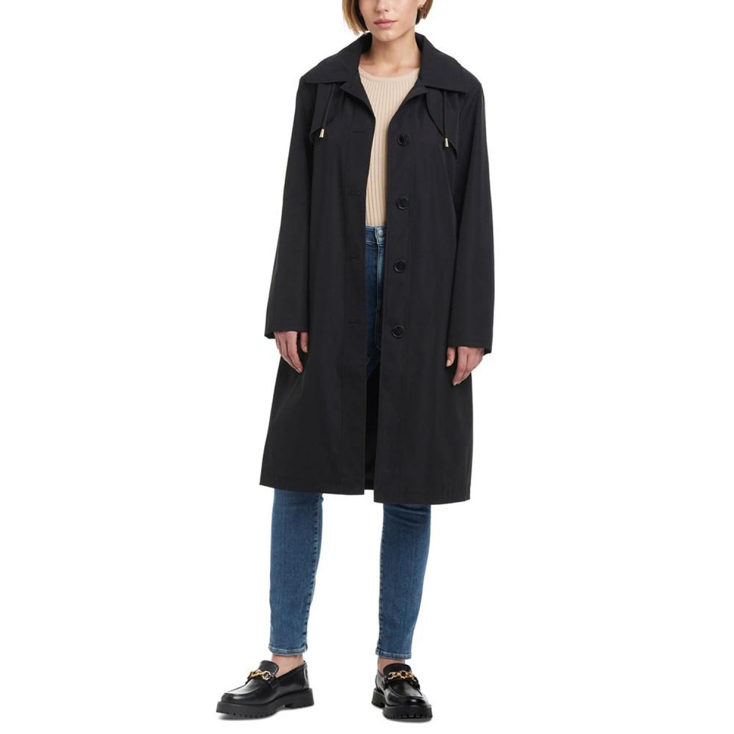 Women's Hooded Bibbed Raincoat