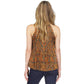 Women's Paisley Pleated Chain Top, Regular & Petite