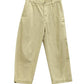 Stripe Pants in Beige Cotton