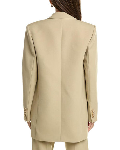 Michael Kors Collection Gabardine Wool Boyfriend Blazer