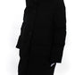 Kate Spade New York Womens Mock Bow Neck Puffer Coat Black