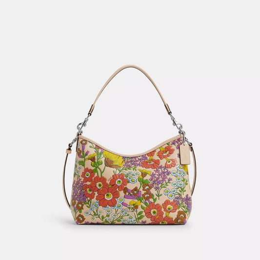 Coach Outlet Laurel Shoulder Bag With Floral Print