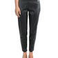 Plus Womens Faux Leather Ankle High-Waisted Pants