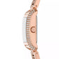 Women's Emery Three-Hand Rose Gold-Tone Stainless Steel Watch 22mm and Bracelet Gift Set