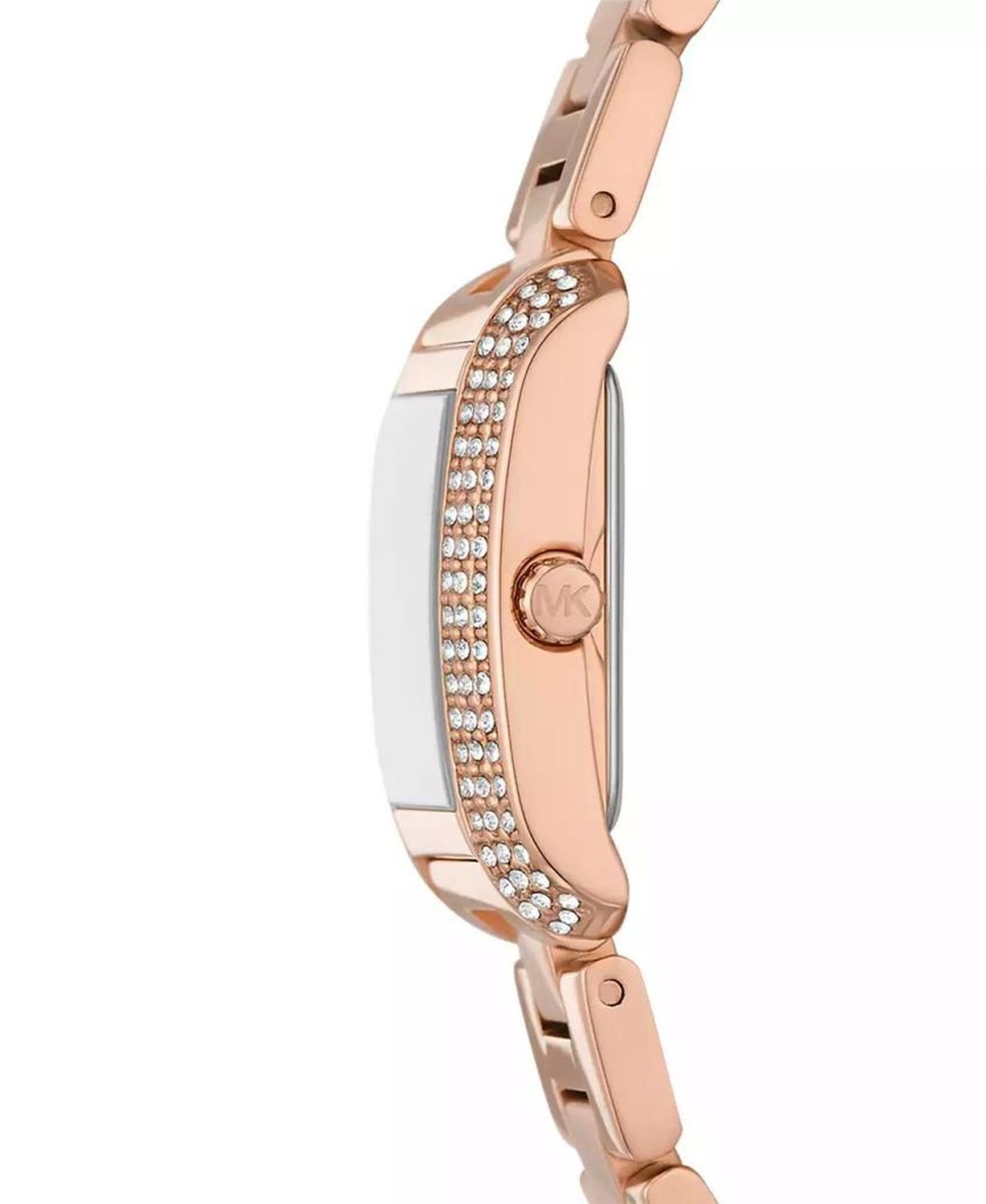 Women's Emery Three-Hand Rose Gold-Tone Stainless Steel Watch 22mm and Bracelet Gift Set