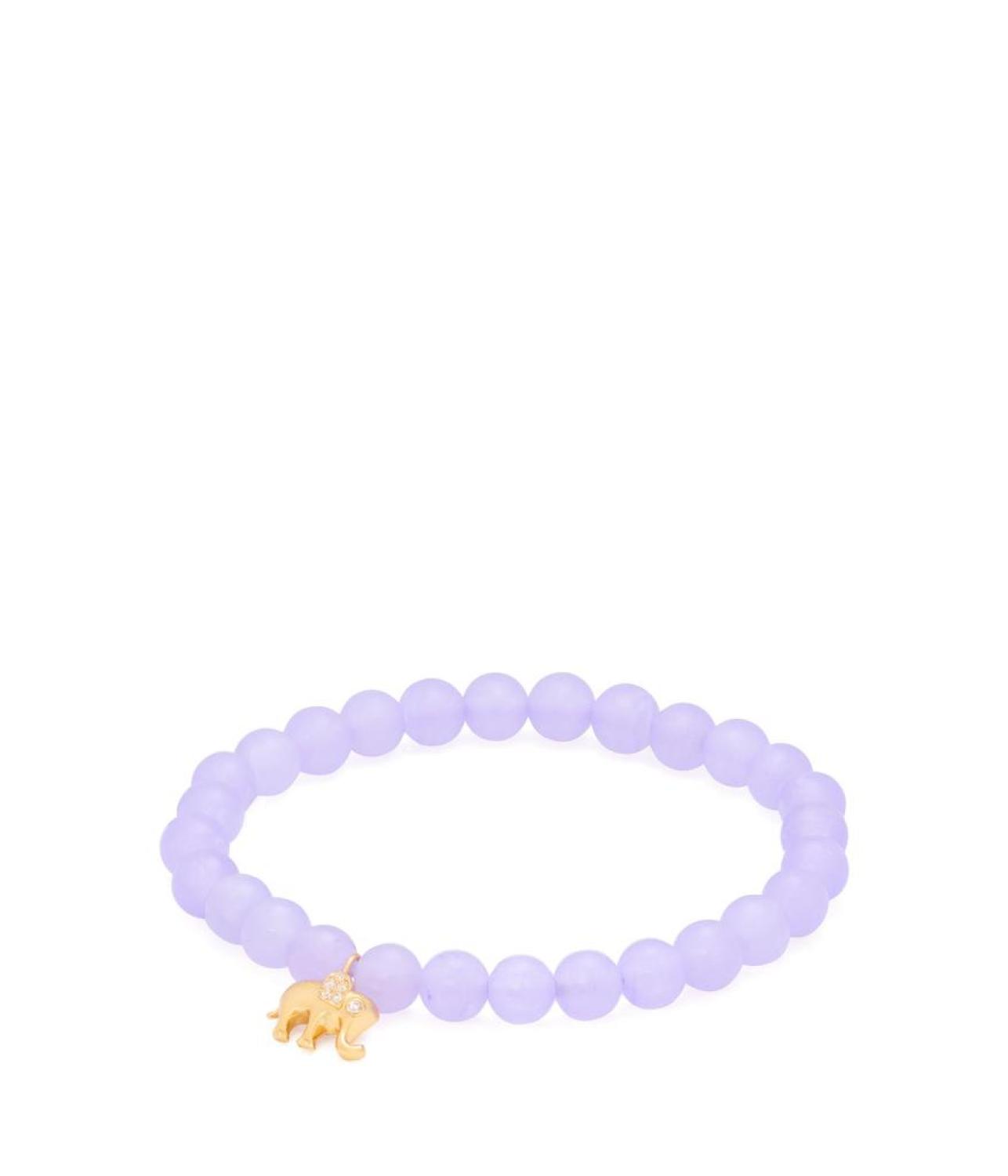 Elephant Charm Stretch Bracelet