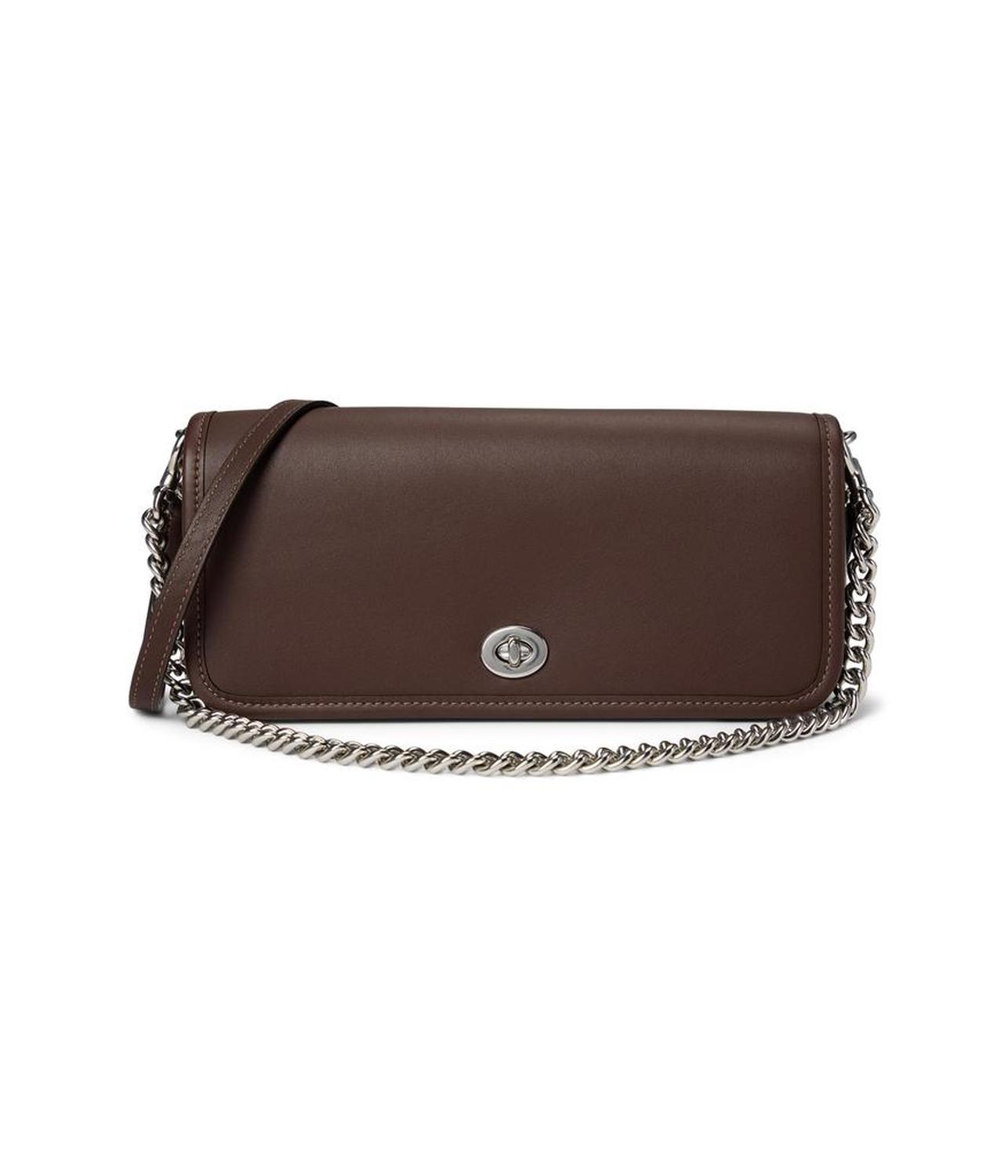 The Coach Originals Glovetanned Leather Dinky Bag with Chain Strap