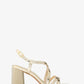 Lana Crystal-Embellished Metallic Sandal