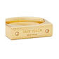 Gold-Tone Pavé Logo Bar Ring