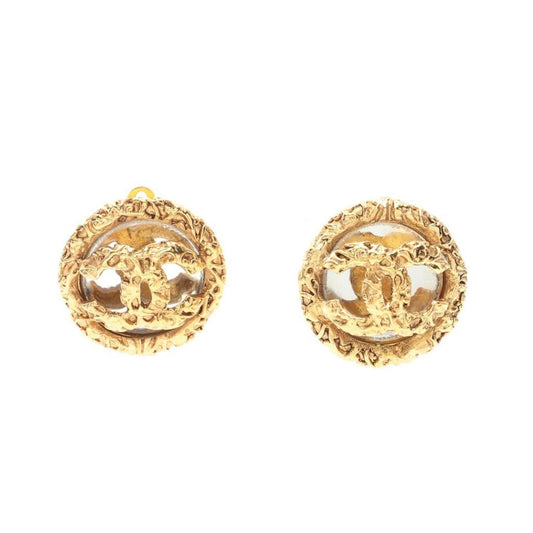 Coco Mark Earrings Gp Mirror Gold Lava 93A