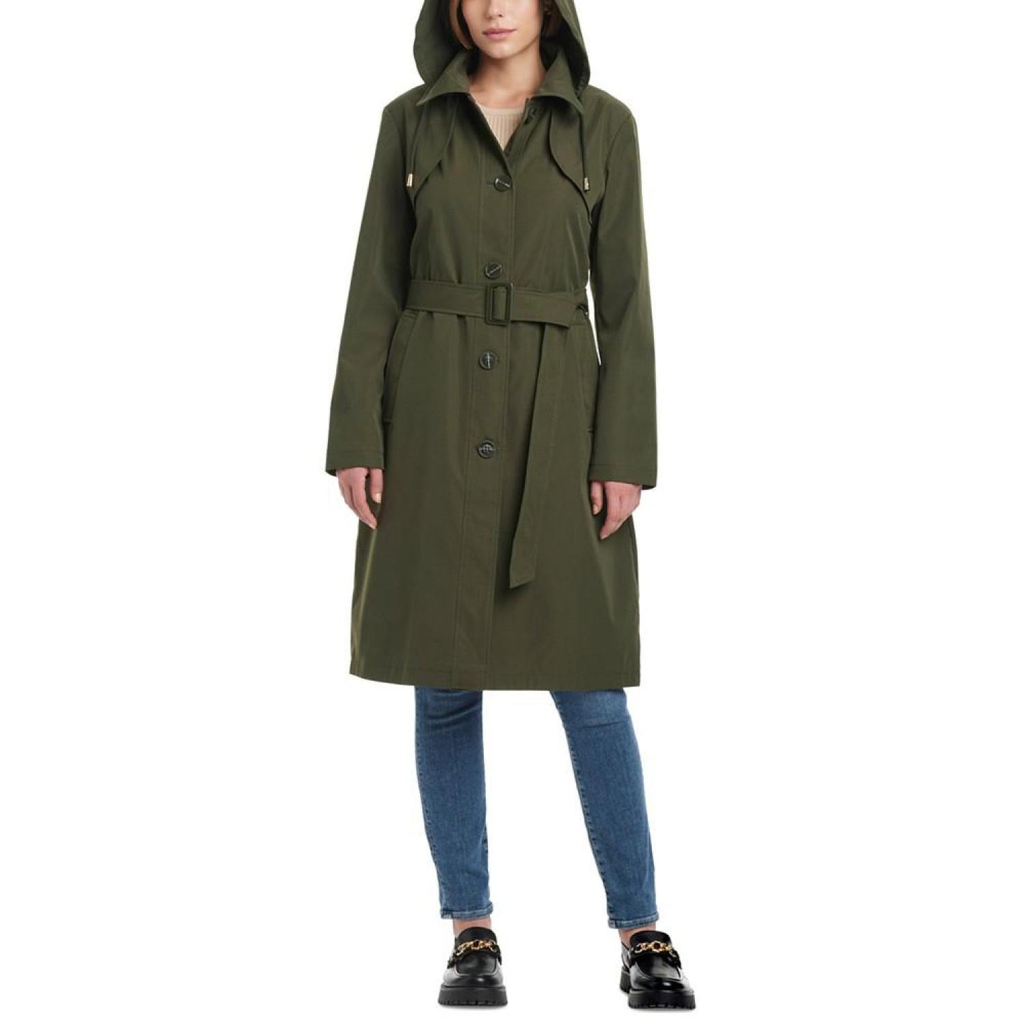 Women's Hooded Bibbed Raincoat