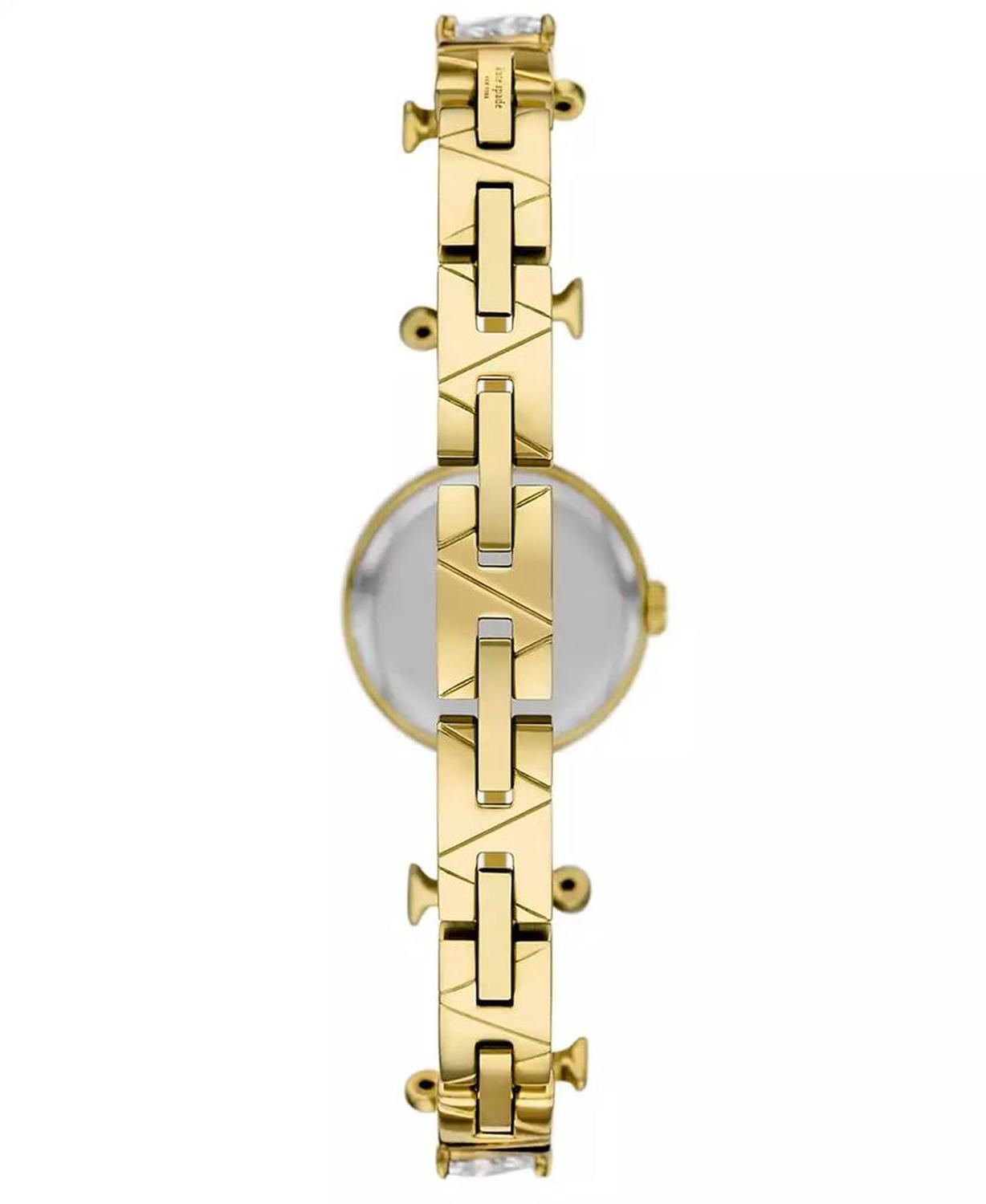 Women's Monroe Three-Hand Gold-Tone Stainless Steel Bracelet Watch, 20mm