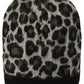 Women's Brushed Three Color Leopard Beanie