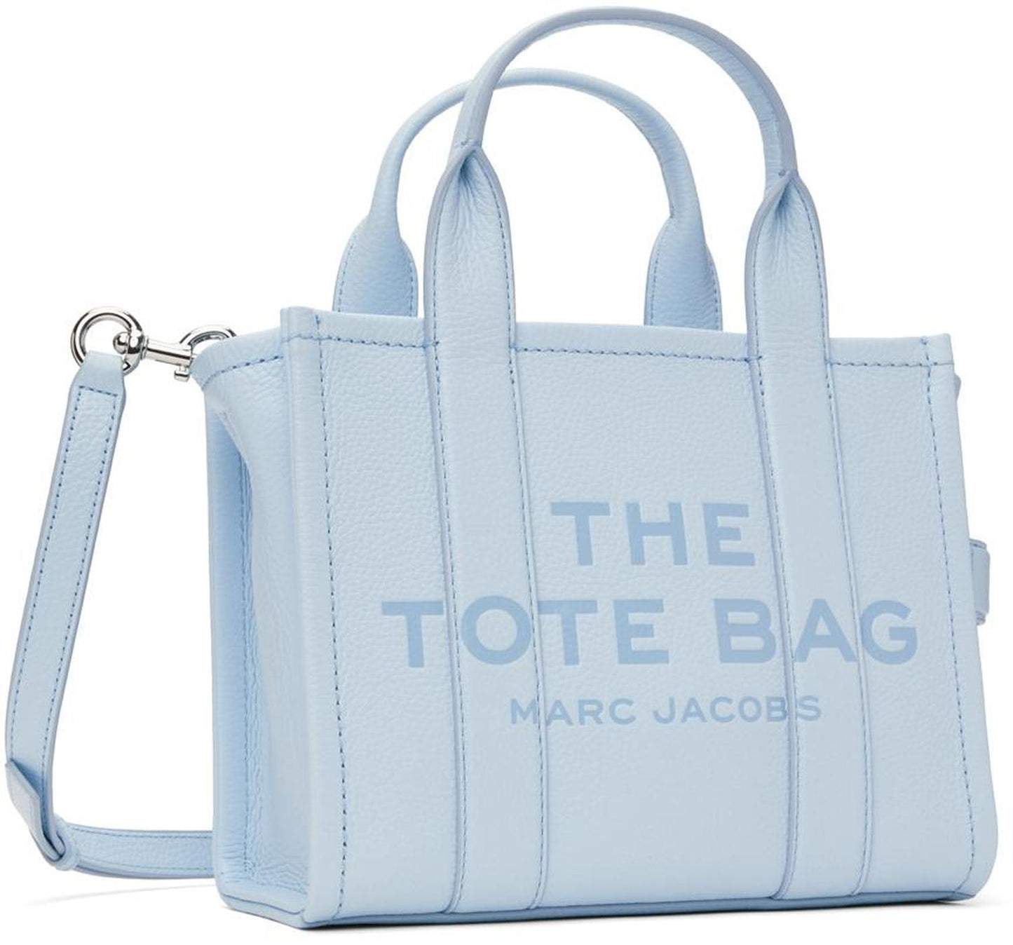 Blue 'The Leather Small' Tote