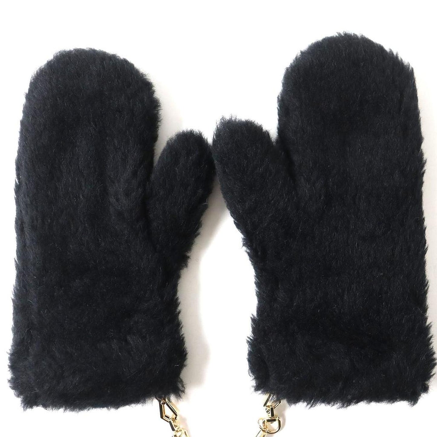 Teddy Alpaca Wool Mittens Gloves ML