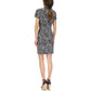 Womens Animal Print Mini Shirtdress