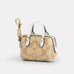 Mini Rowan Satchel Bag Charm In Signature Canvas