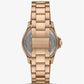 Oversized Everest Beige Gold-Tone Watch