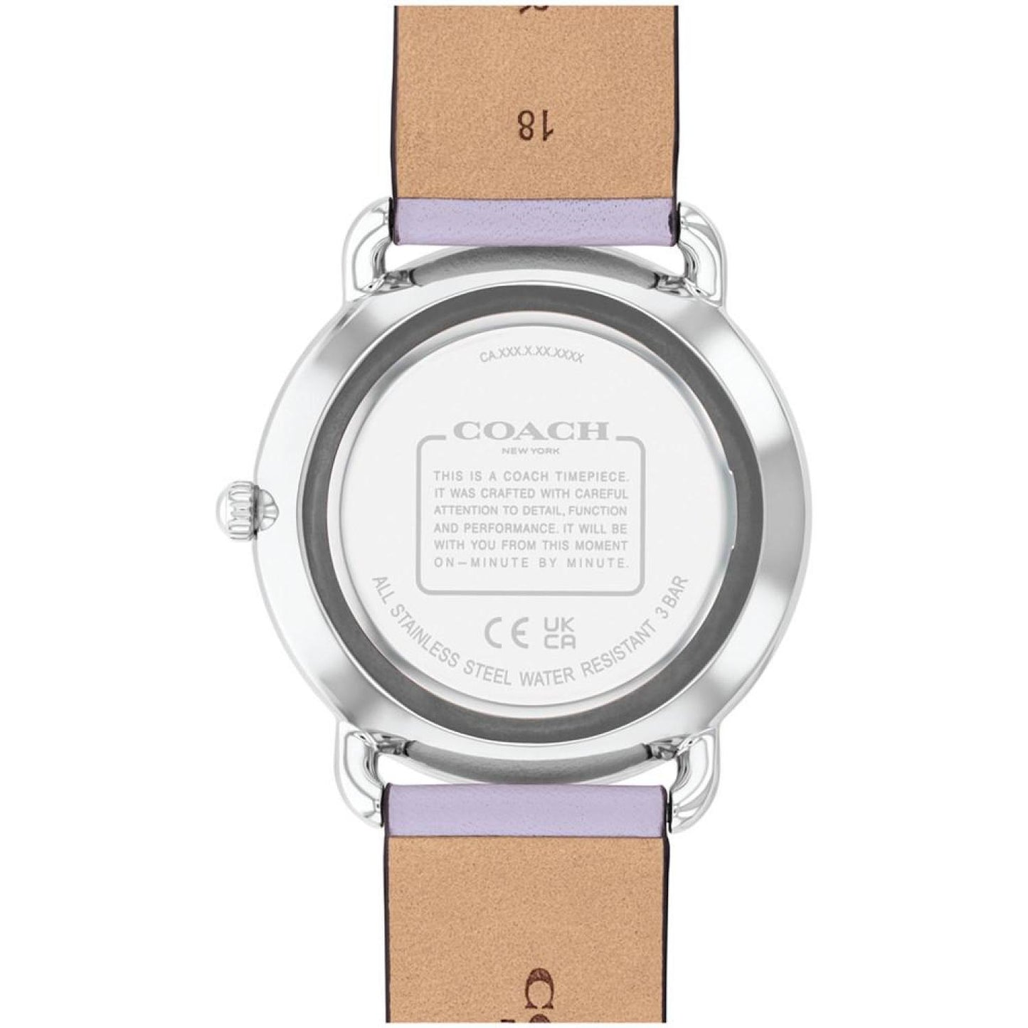 Women's Elliot Purple Leather Watch 36mm