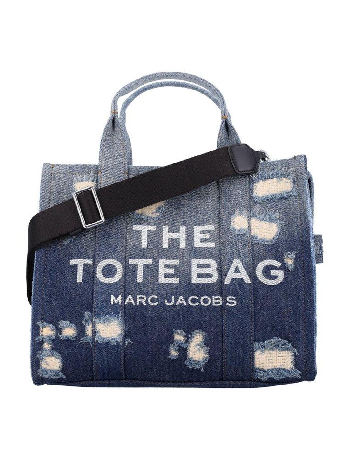 Marc Jacobs The Rip And Repair Denim Medium Tote Bag