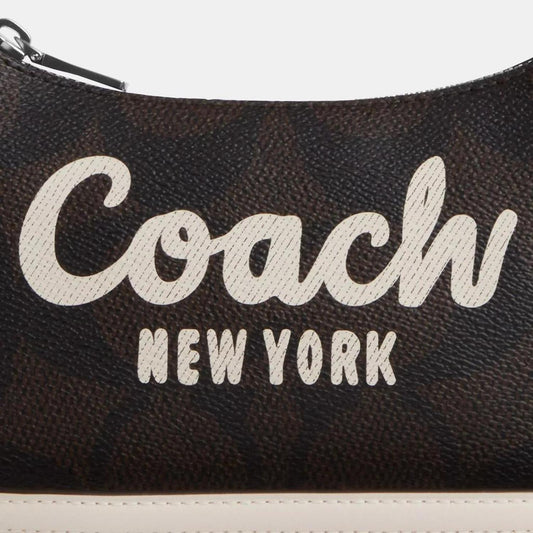 Teri Mini Crossbody Bag In Signature Canvas With Coach Graphic