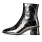 Gigi Crinkle Metallic Bootie