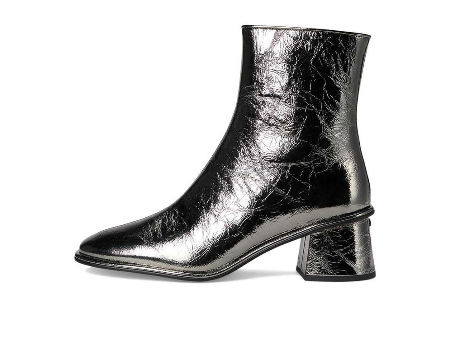 Gigi Crinkle Metallic Bootie