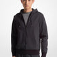 Signature Logo Print Cotton Blend Zip-Up Hoodie