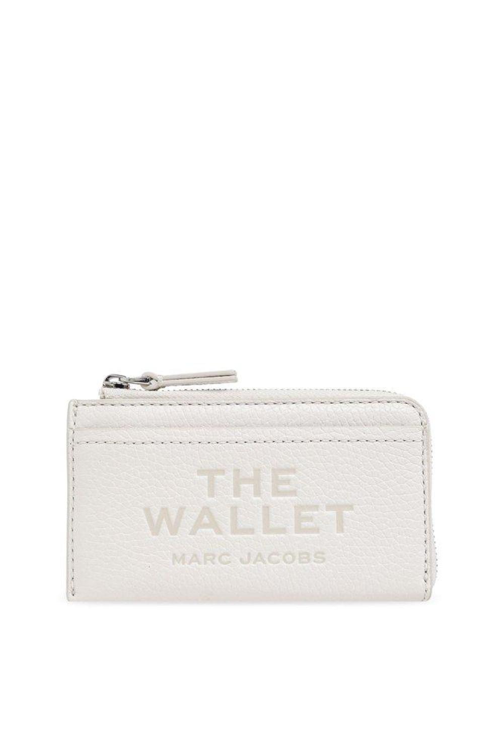 Marc Jacobs Logo Debossed Zip-Up Wallet