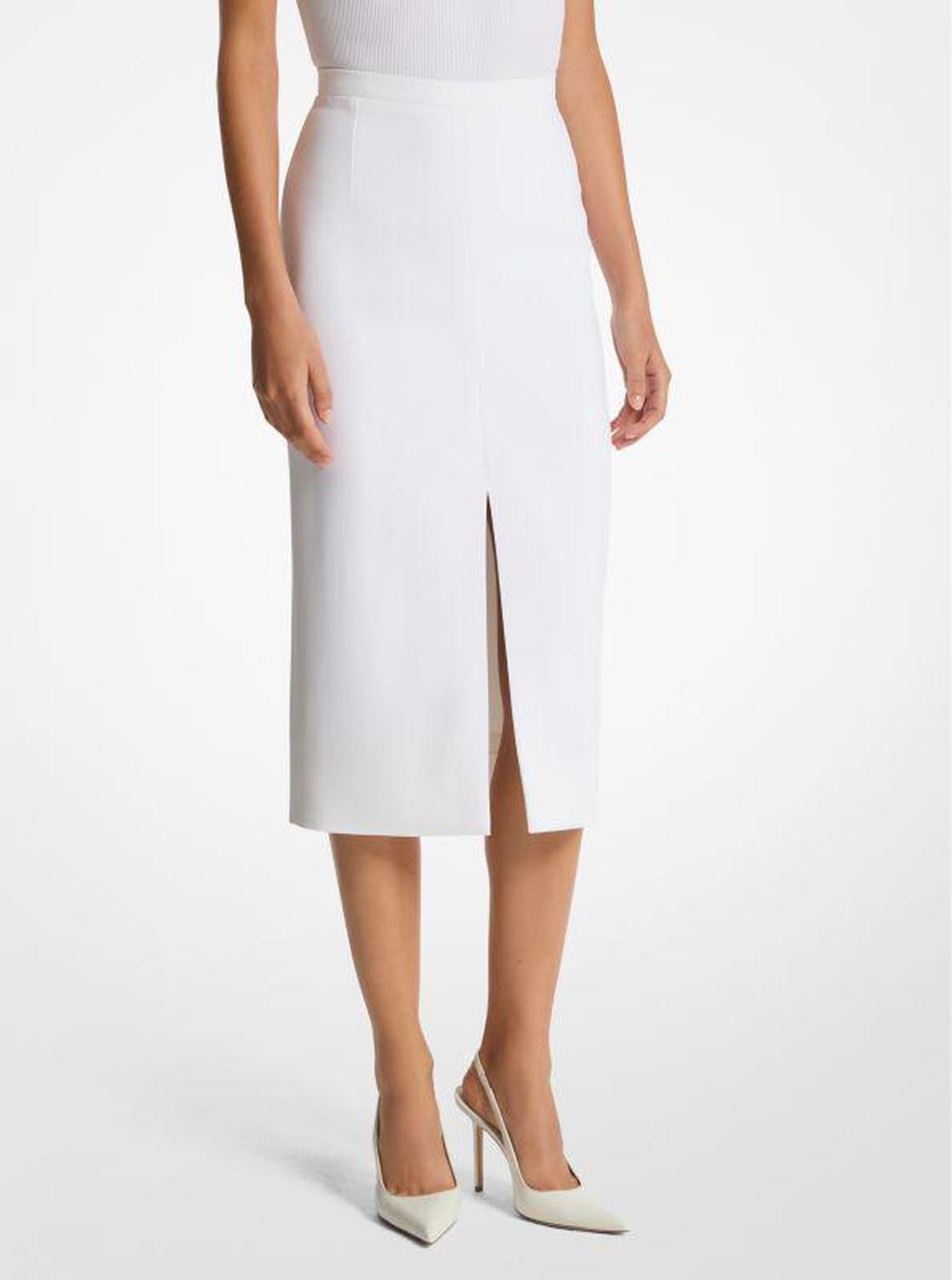 Double Crepe Sablé Pencil Skirt