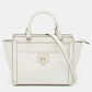 White Leather Large Tina Tote